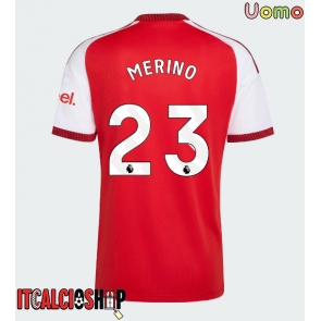 Arsenal Mikel Merino #23 Prima Maglia 2026-27 Manica Corta Arsenal Mikel Merino #23 Prima Maglia 2026-27 Manica Corta